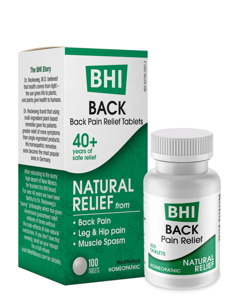 BHI Back Tablets, 100ct 