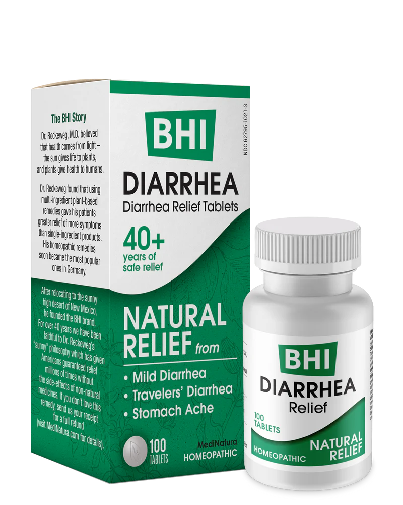 BHI Diarrhea Tablets, 100ct 