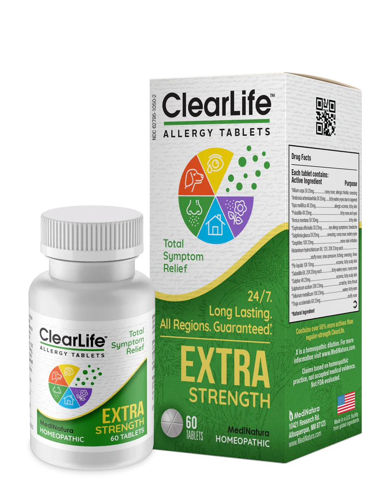 ClearLife Extra Strength Allergy Tablets, 60 Tabs 