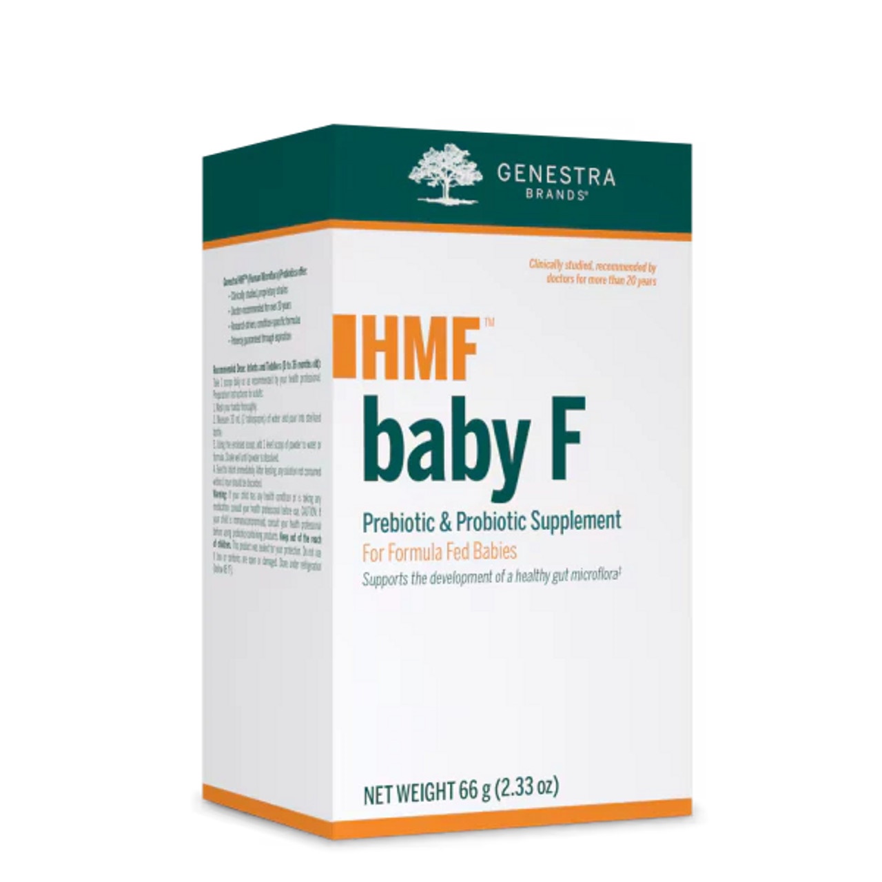 HMF Baby F Probiotic Powder, 66g (10b CFUs)