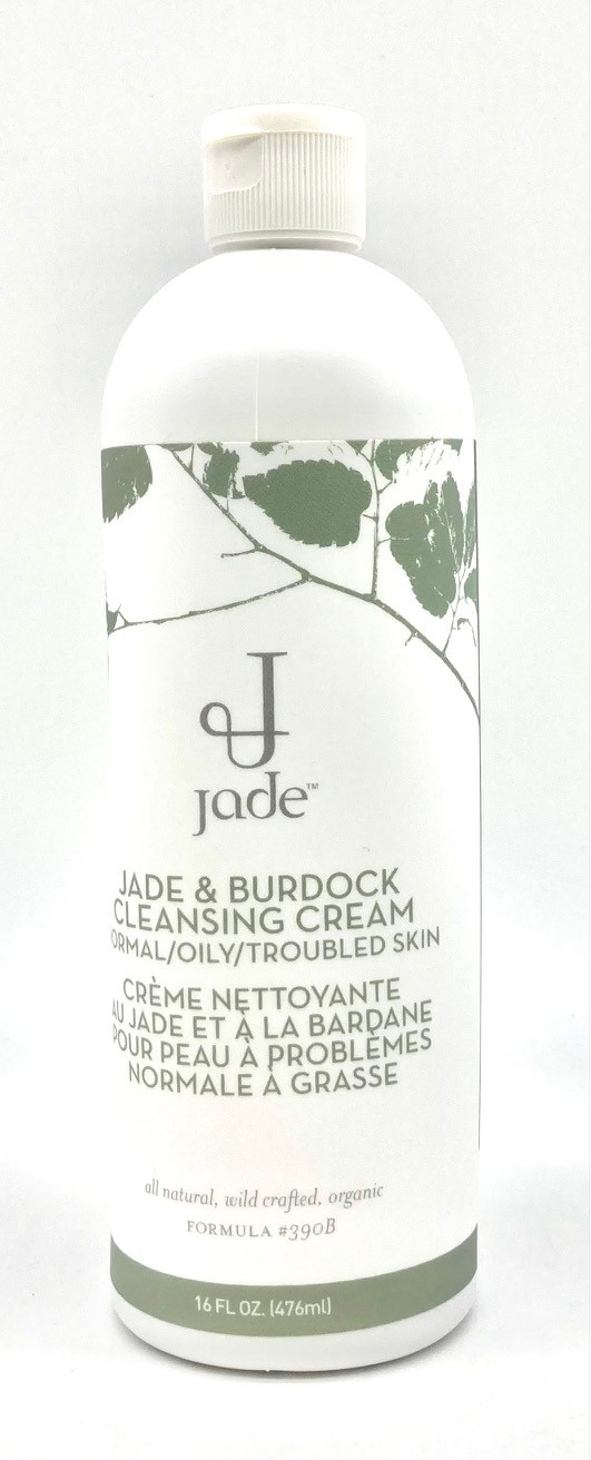 Jade & Burdock Cleansing Cream - Normal to Oily, 16 oz