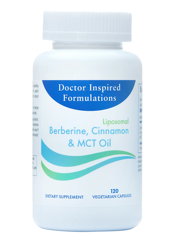 Liposomal Berberine, Cinnamon & MCT Oil, 120 caps 