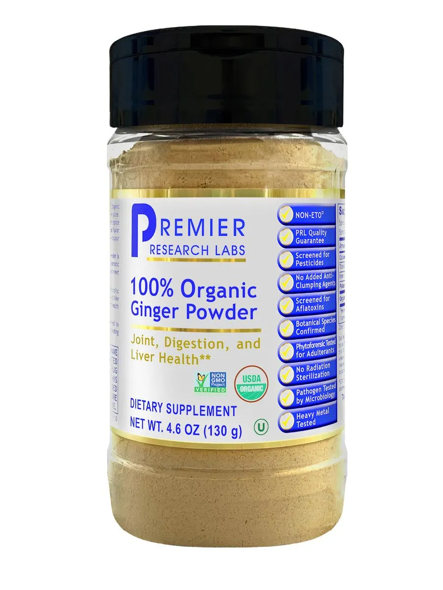 100% Organic Ginger Powder, Premier, 130gm