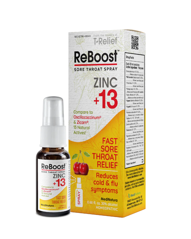 ReBoost Zinc +13 Sore Throat Spray