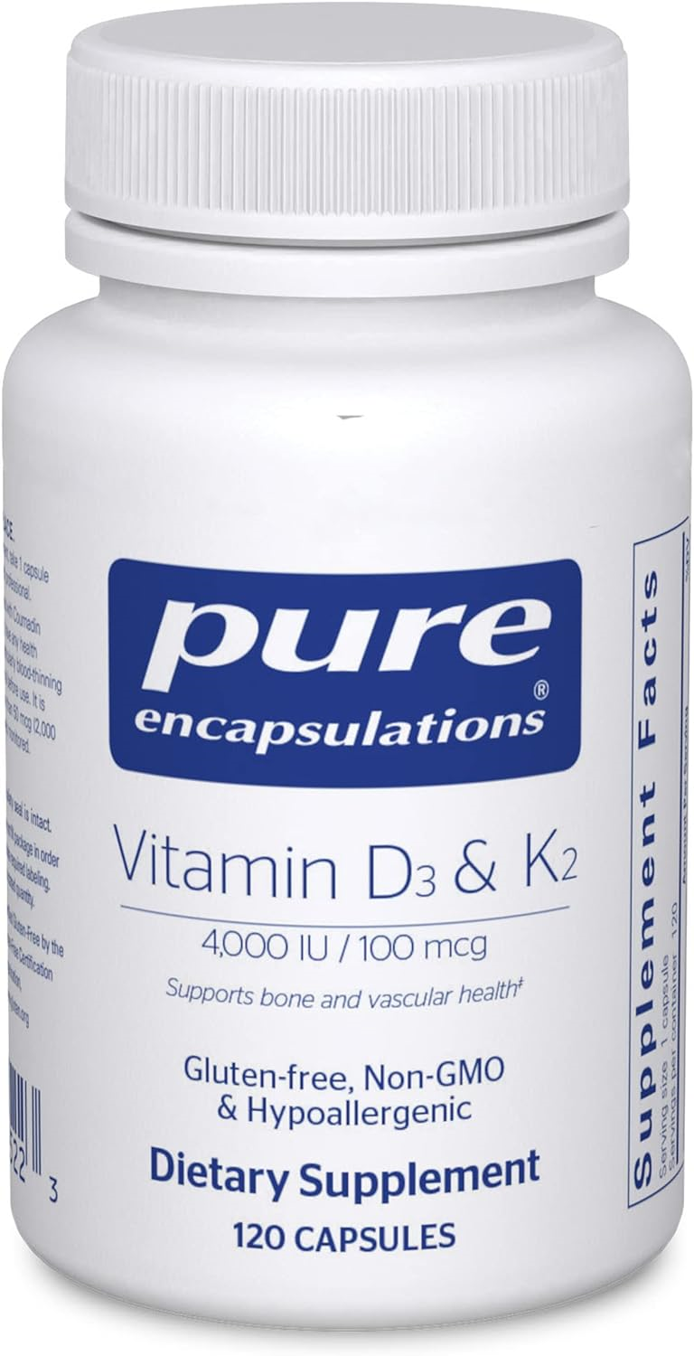 Vitamin D3 & K2, 120ct