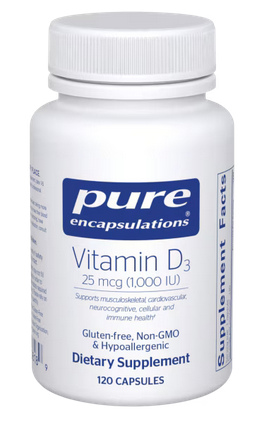 Vitamin D3, 1000 i.u. (120 capsules)