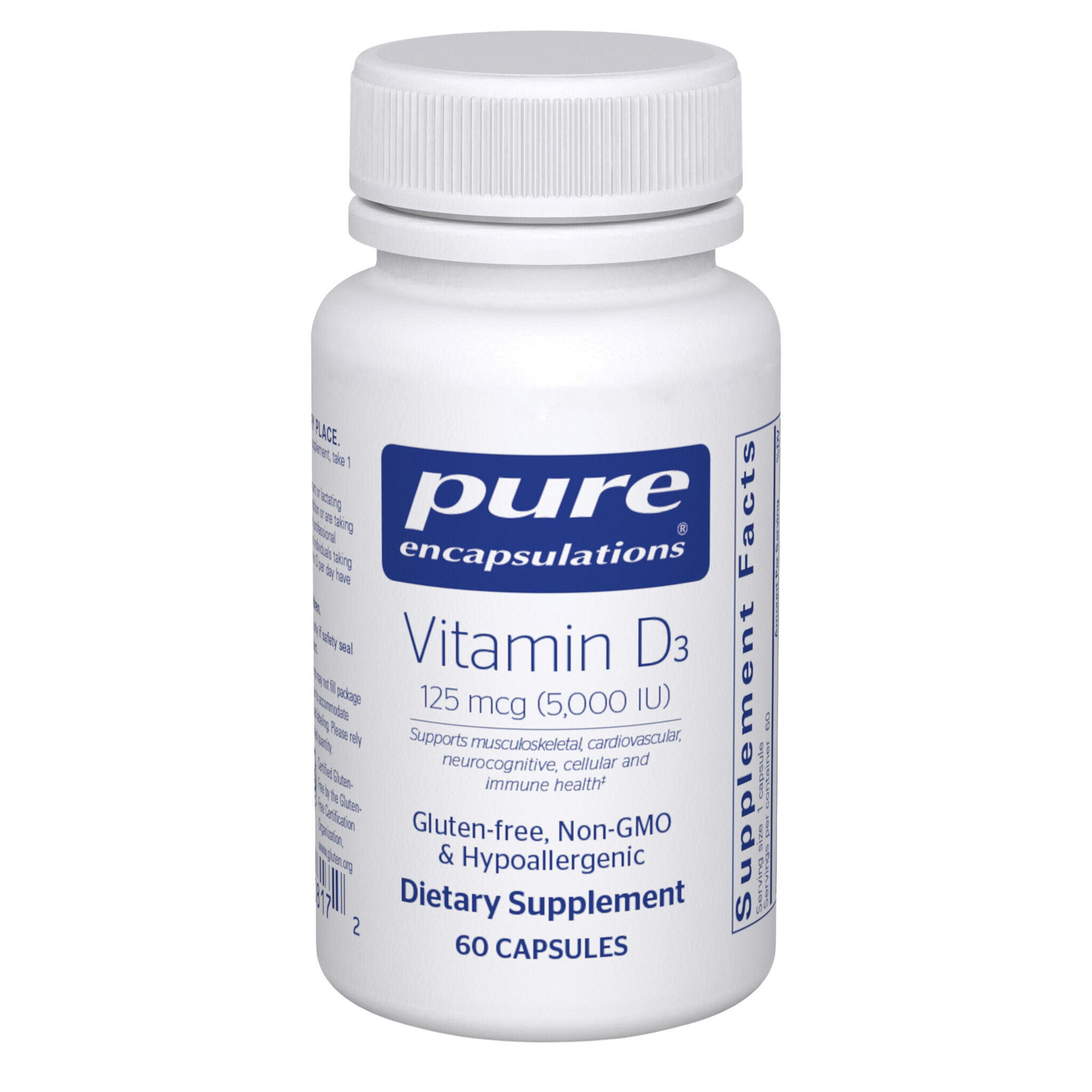 Vitamin D3, 5,000 i.u. (60 capsules)