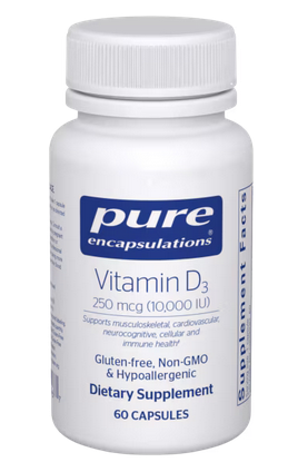 Vitamin D3, 10,000 i.u. (60 capsules)