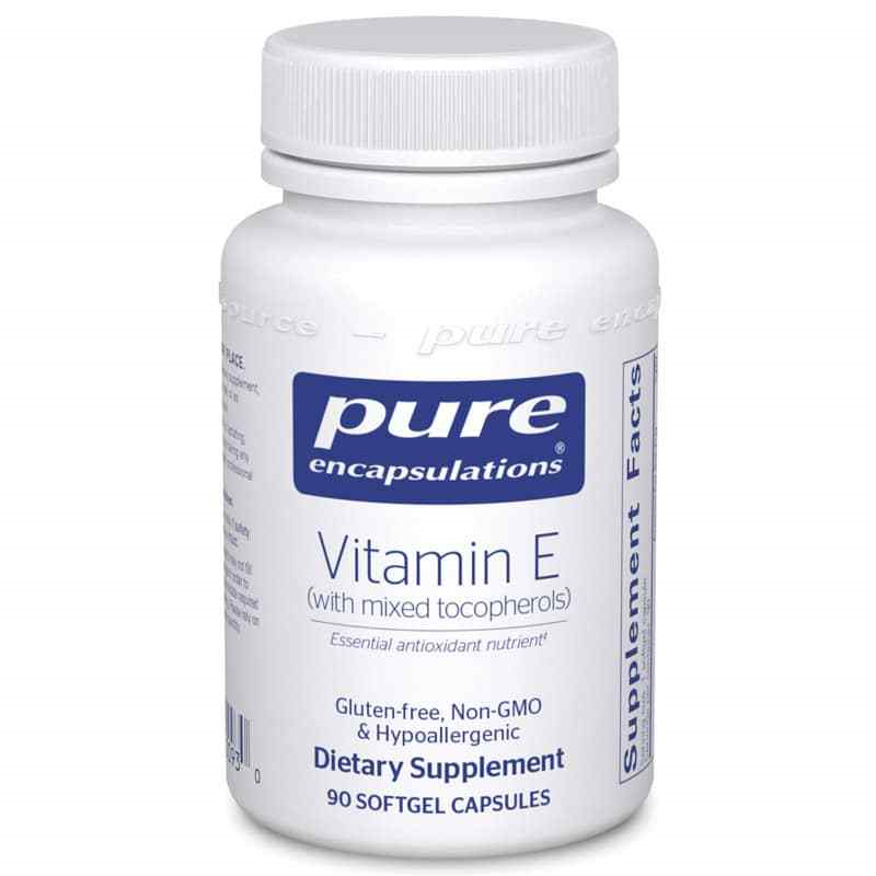 Vitamin E (with mixed tocopherols) (90 capsules)