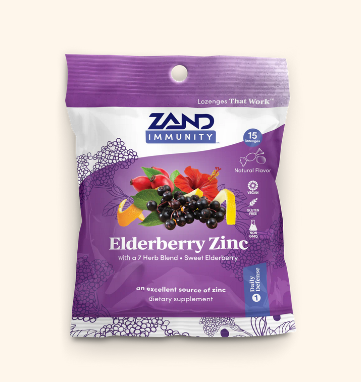 Elderberry Zinc Lozenges, 15ct