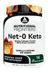NET-0 KETO - Vanilla Caramel Ice Cream Flavor, 14 Serving