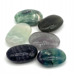 Fluorite Palm Stone, 50-70mm 