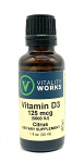 Vitamin D3 (5000 IU), 1oz, Citrus Flavor